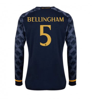 Real Madrid Jude Bellingham #5 Koszulka Wyjazdowych 2023-24 Długi Rękaw